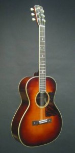 Custom acoustic guitar based on a 1930's Gibson L-00