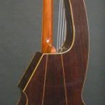 Back Side of 21 string Hollow Arm Harp Guitar