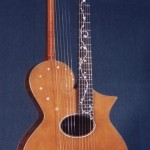 A modern custom Harp Guitar based on the Gibson Model U