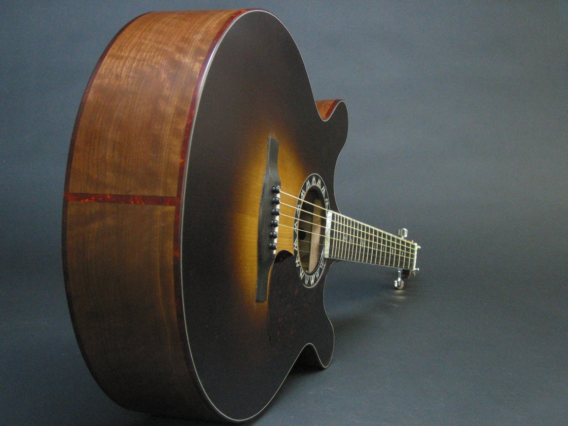 Double Cutaway Acoustic Guitar - Worland Custom Guitars